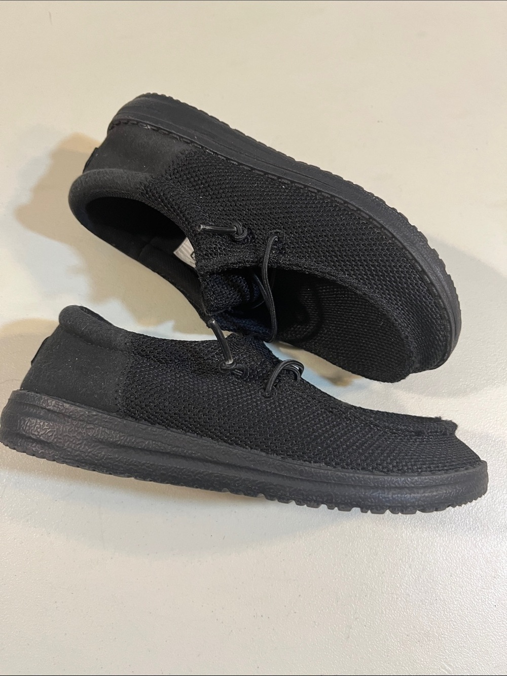 Hey Dude Kids Black Slip-On Casual Shoes - Picture 2 of 5